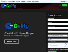 Tablet Screenshot of galify.com